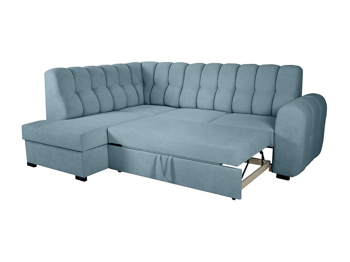 ECKSCHLAFSOFA Zoja links hellblau