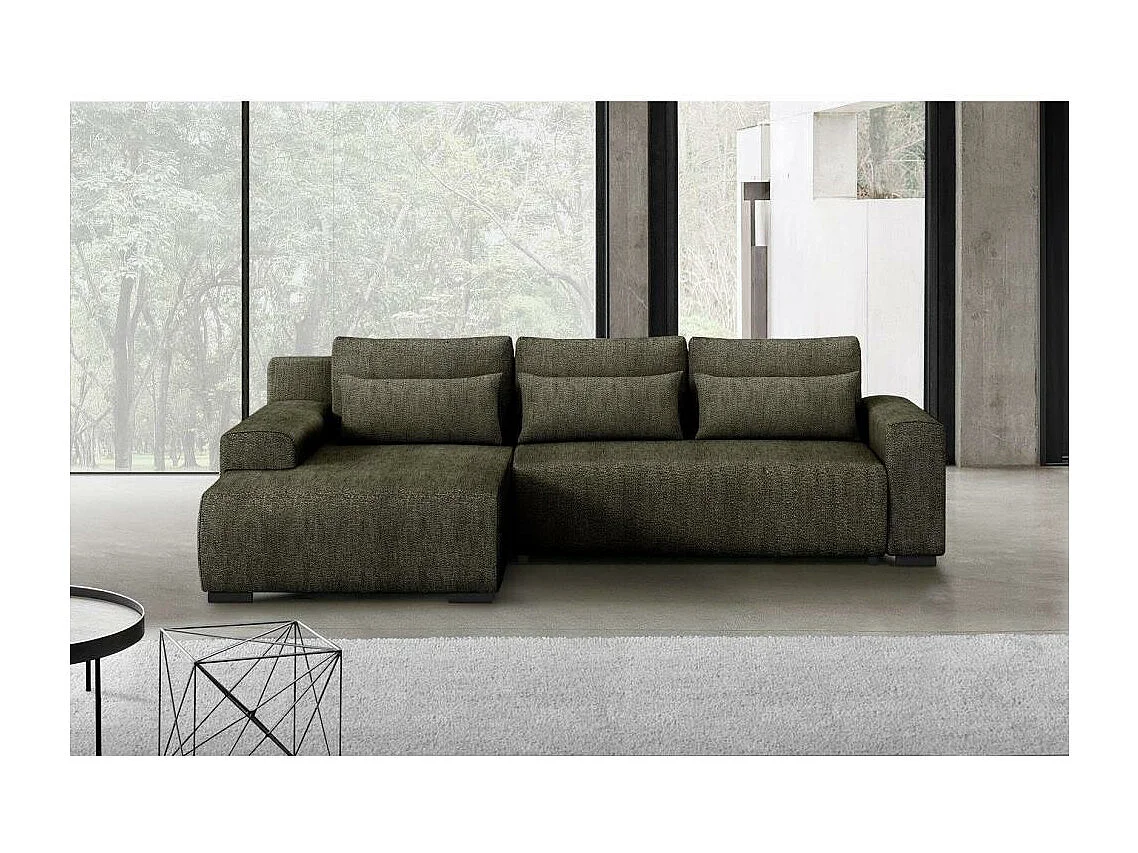 ECKSCHLAFSOFA Benny olivgrün links