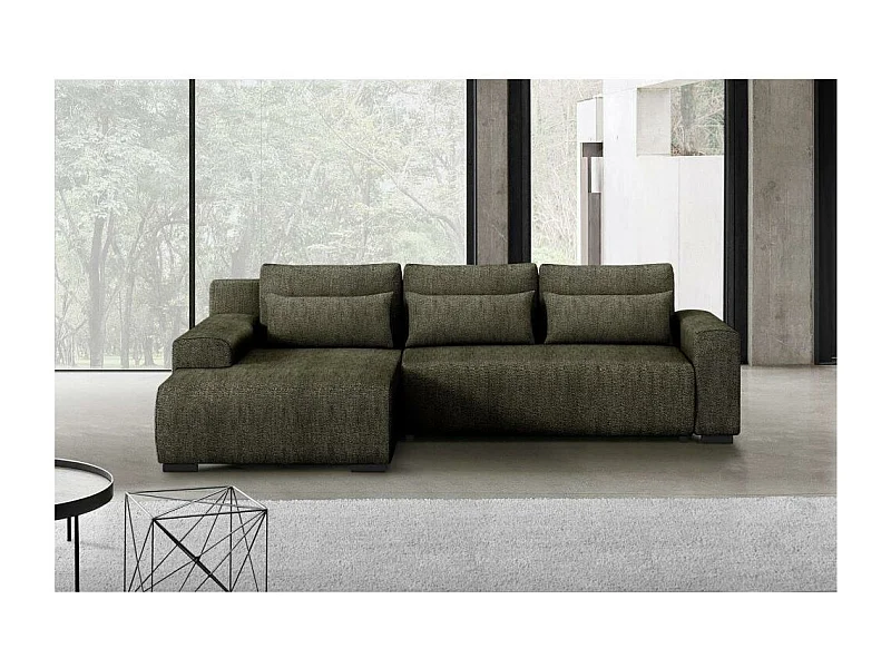 ECKSCHLAFSOFA Benny olivgrün links