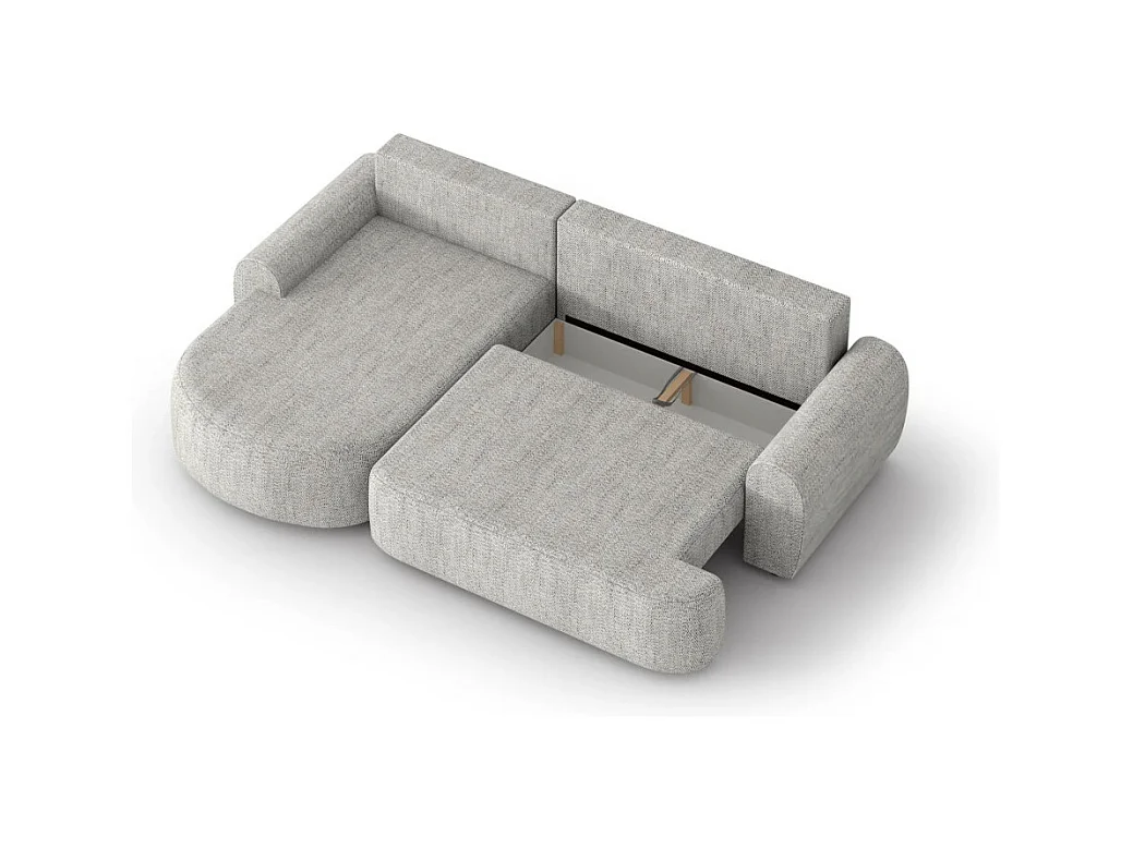 ECKSCHLAFSOFA Olivio L Beige