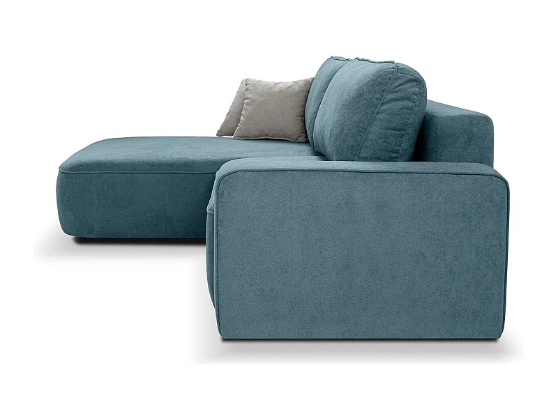 ECKSCHLAFSOFA Torre blau velours links