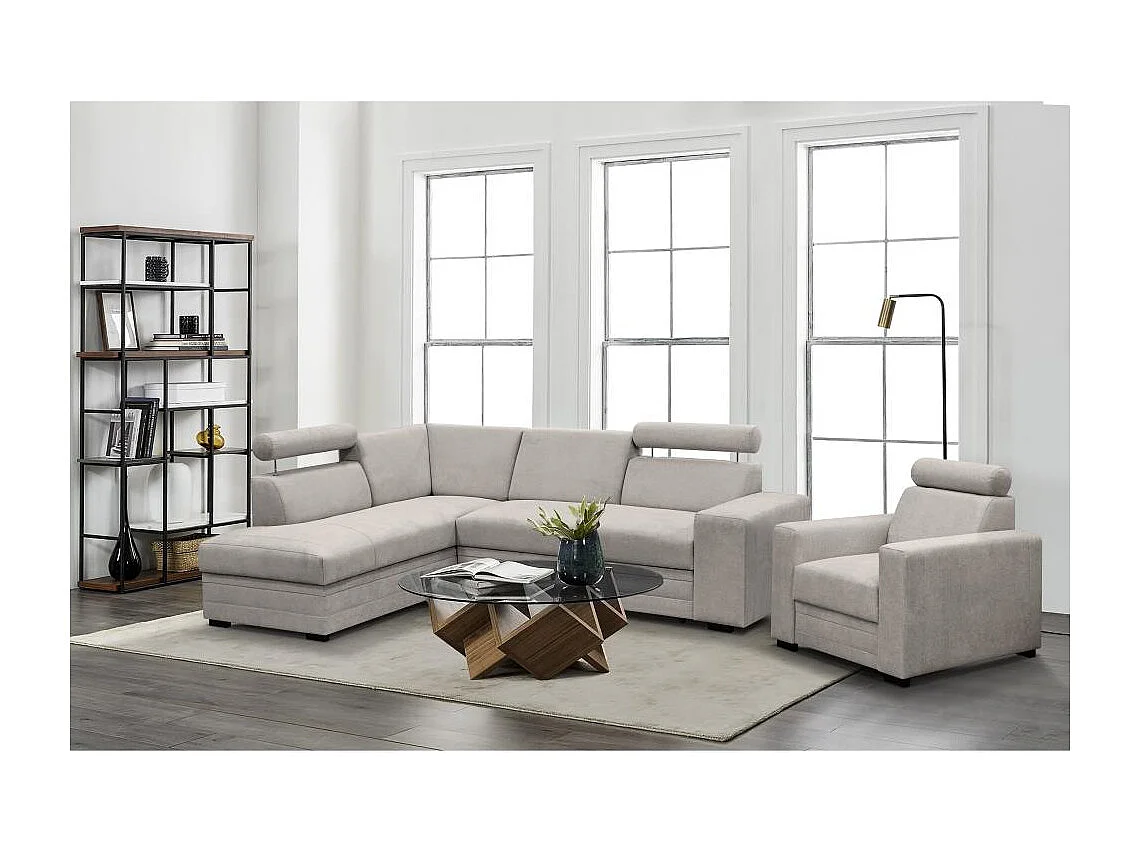 ECKSCHLAFSOFA Roma beige links