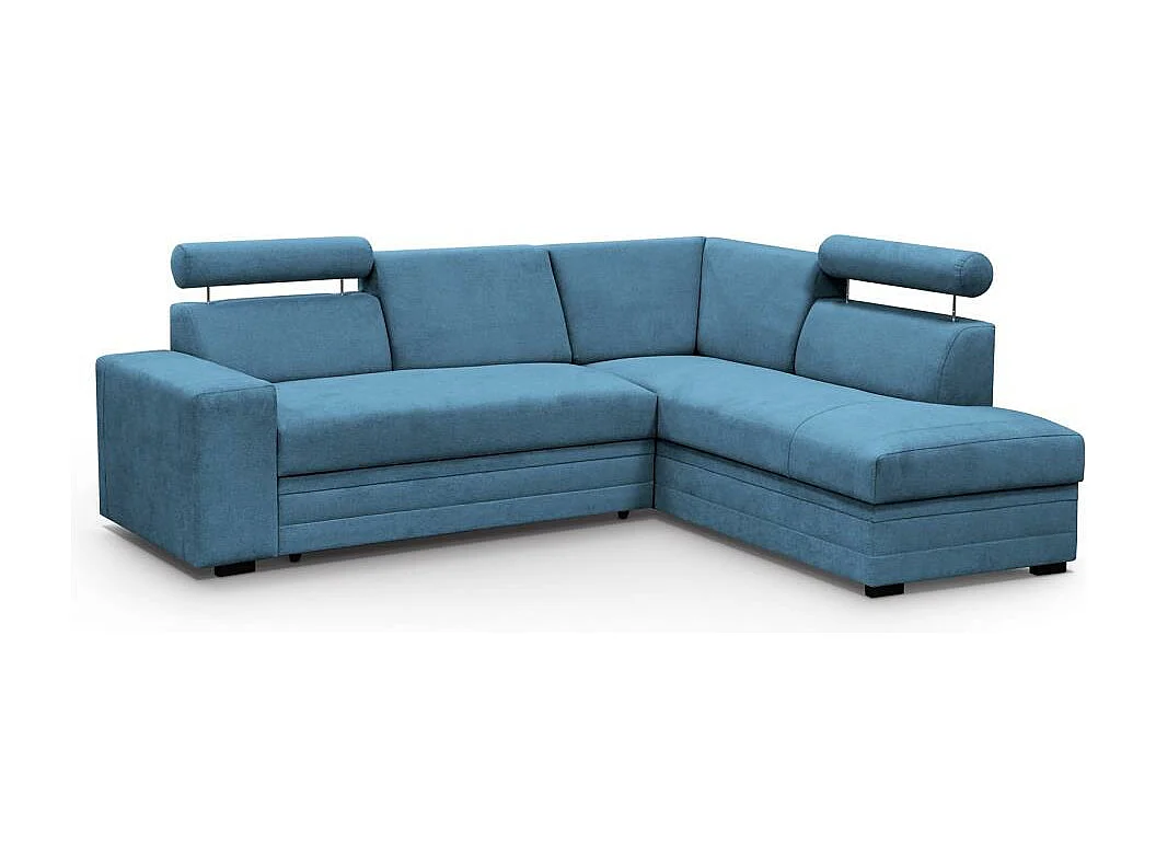 ECKSCHLAFSOFA Roma blau rechts