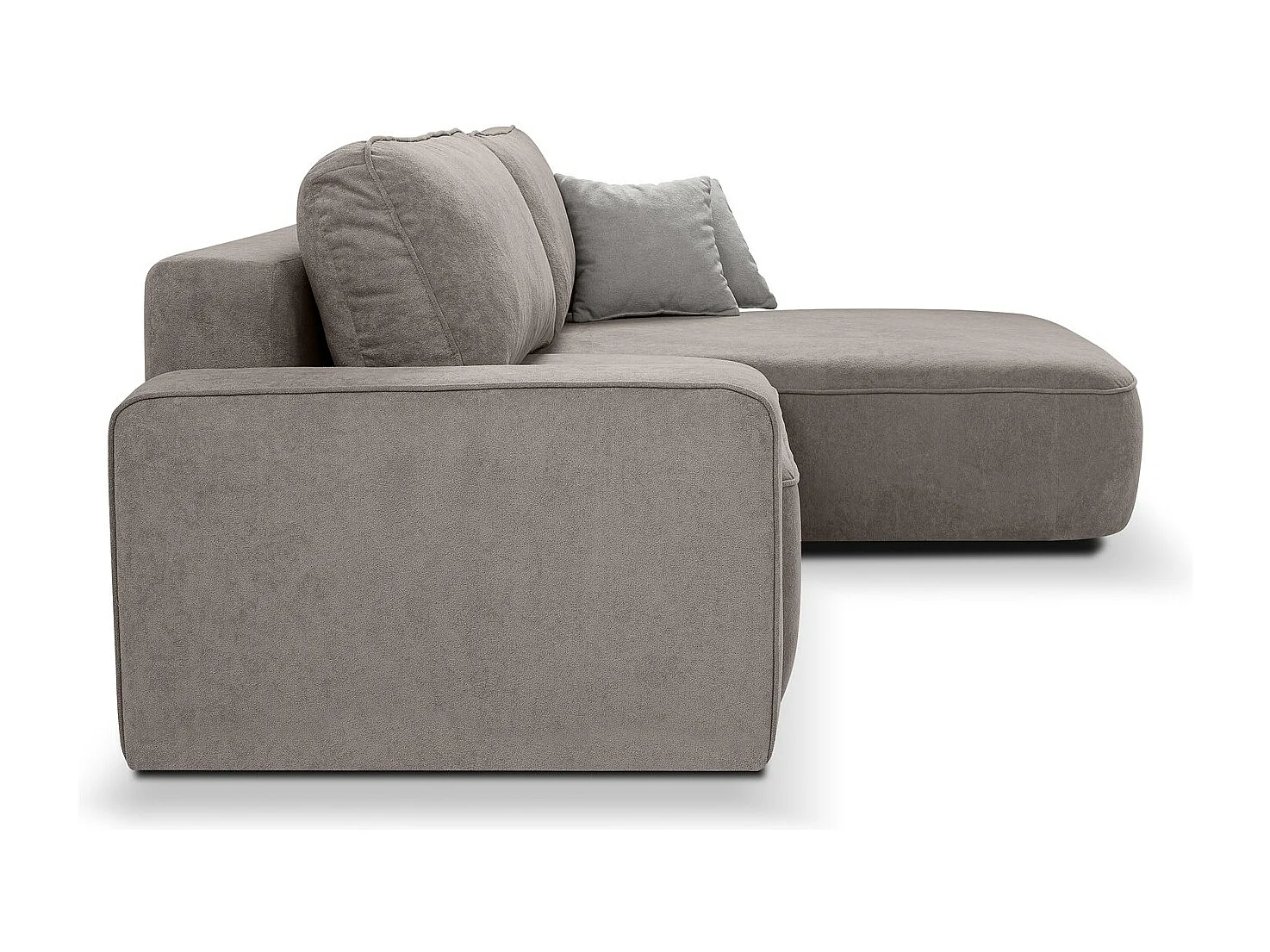 CANAPE TORRE beige velours droit