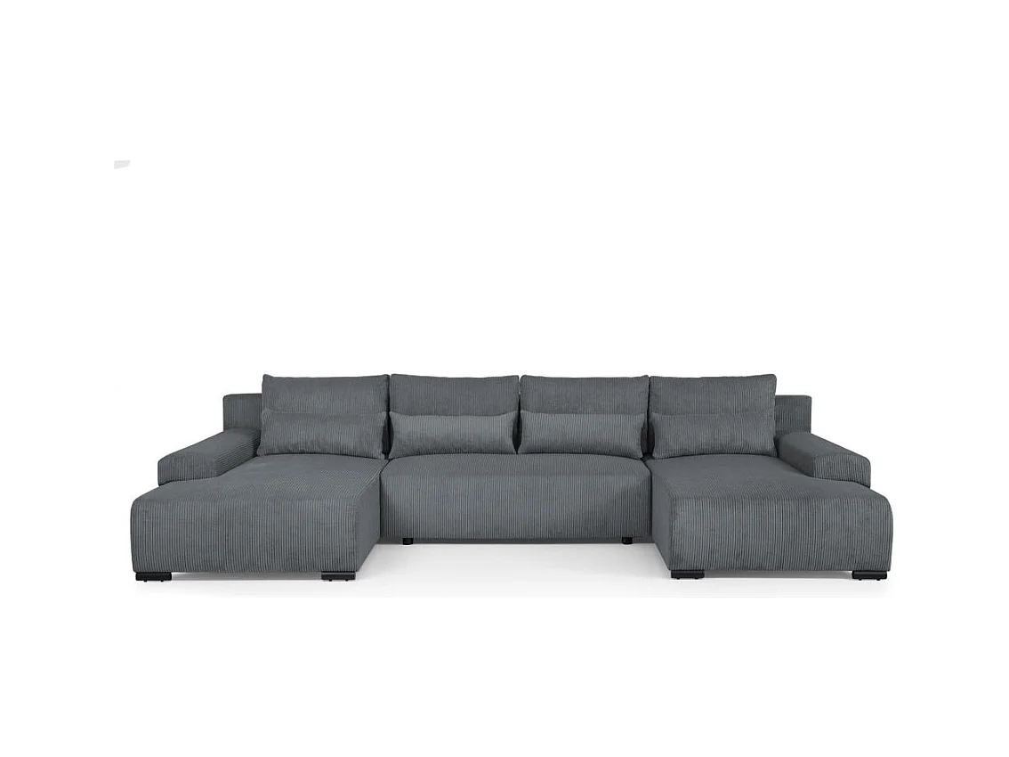 WOHNLANDSCHAFT Benny U dunkelgrau