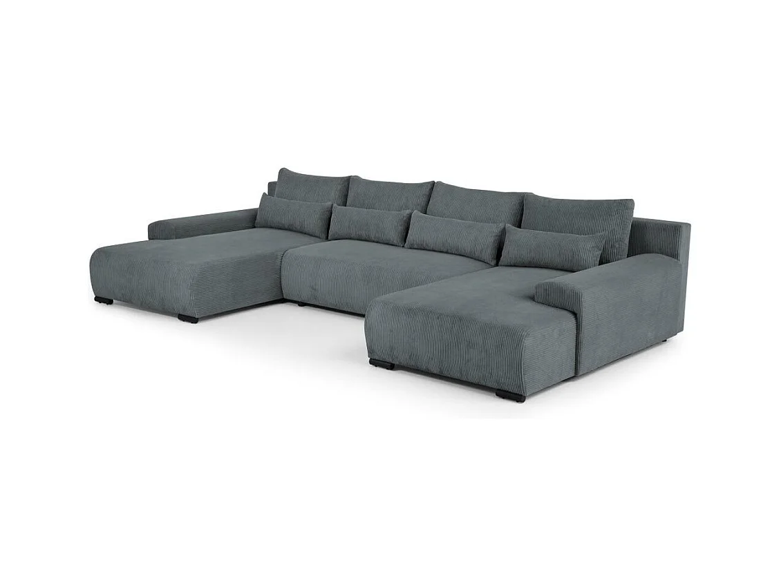 WOHNLANDSCHAFT Benny U dunkelgrau