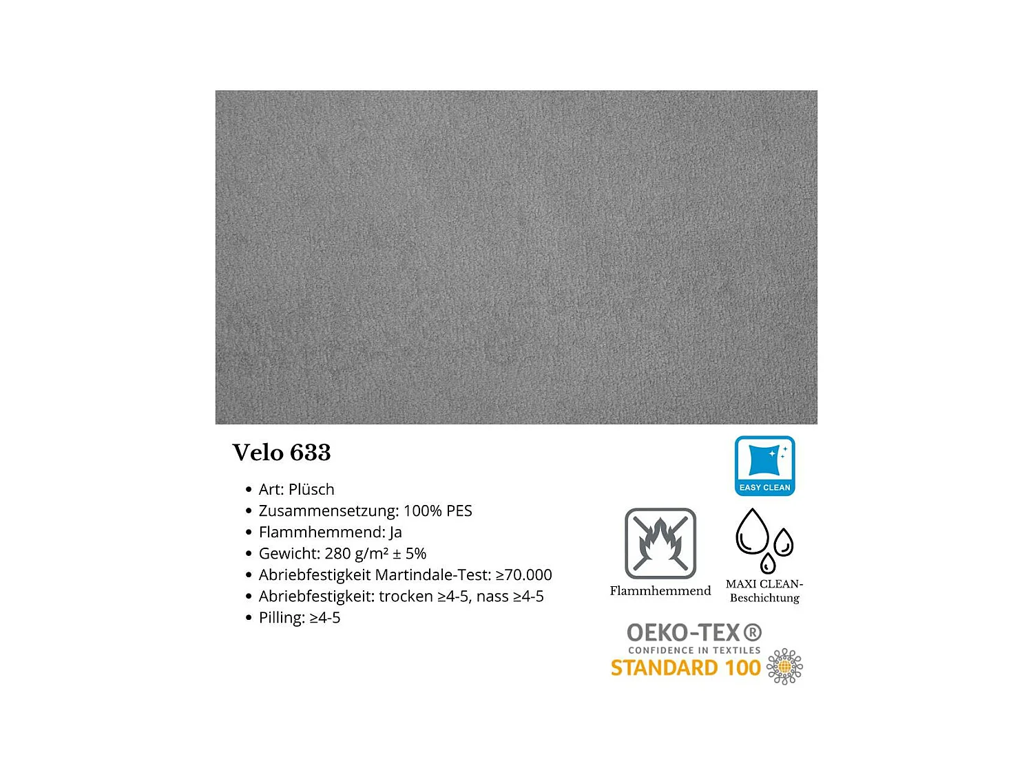 ECKSCHLAFSOFA Gavi grau velours links