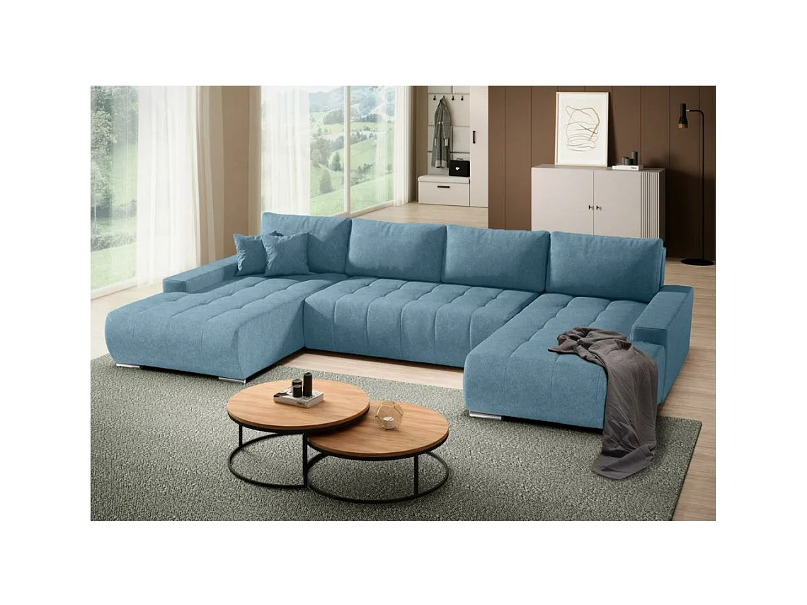 WOHNLANDSCHAFT Draco U Blau