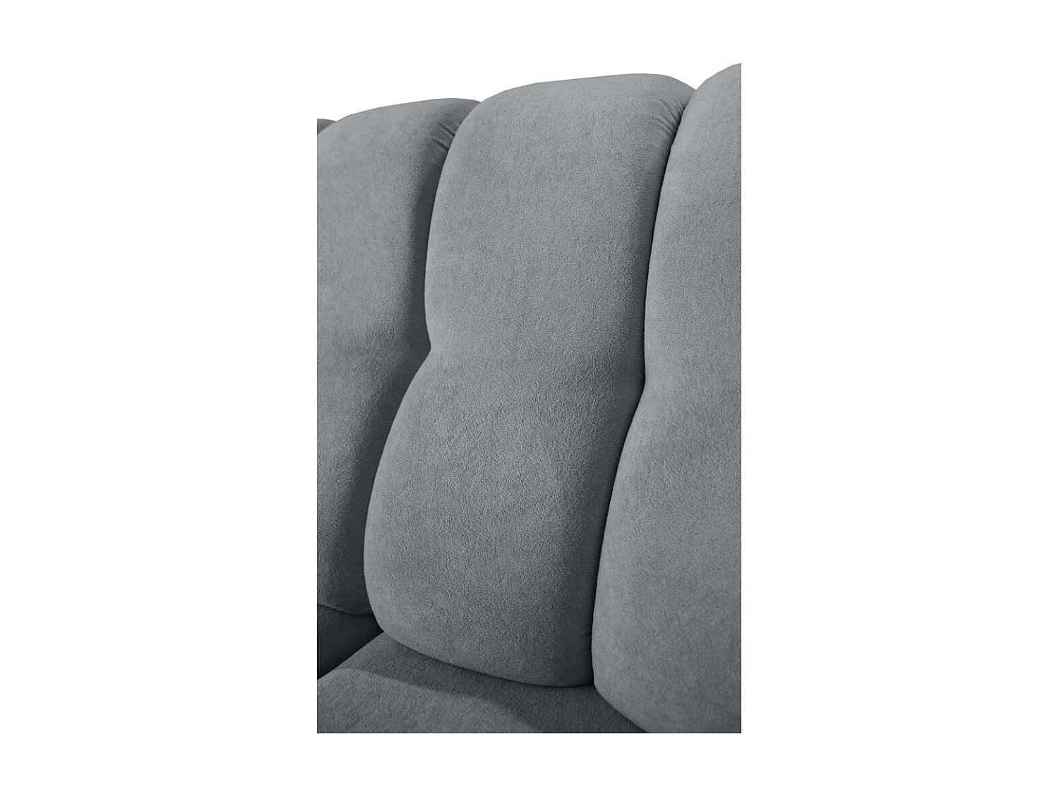 Canapé-lit ECKSCHLAFSOFA Zoja gauche gris clair