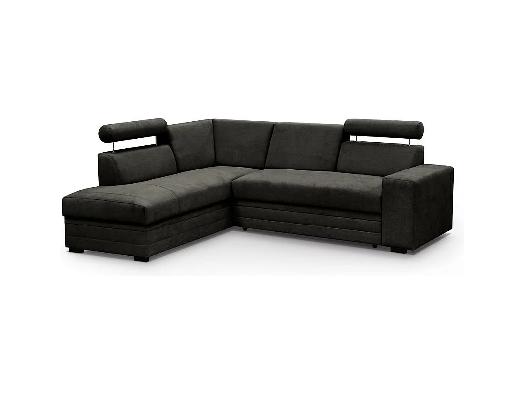 ECKSCHLAFSOFA Roma dunkelgrau links