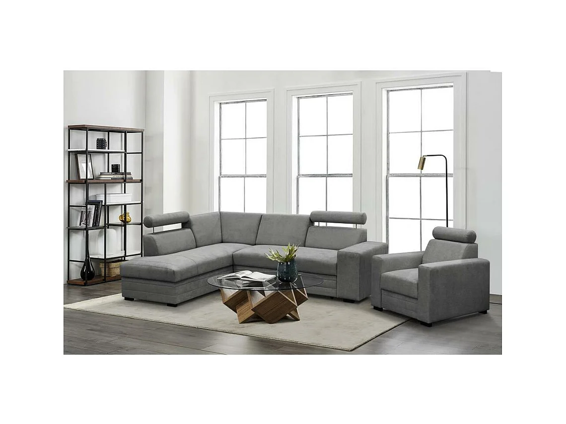 ECKSCHLAFSOFA Roma grau links