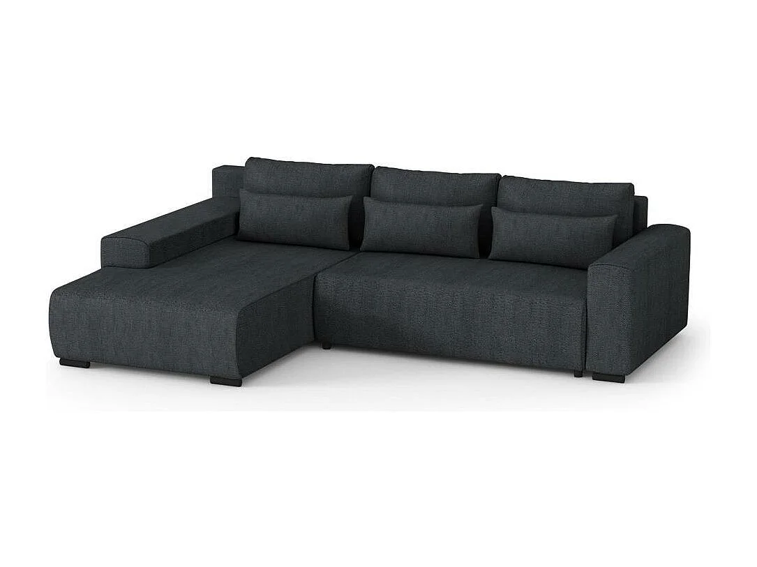 Hoekslaapbank Benny antraciet links