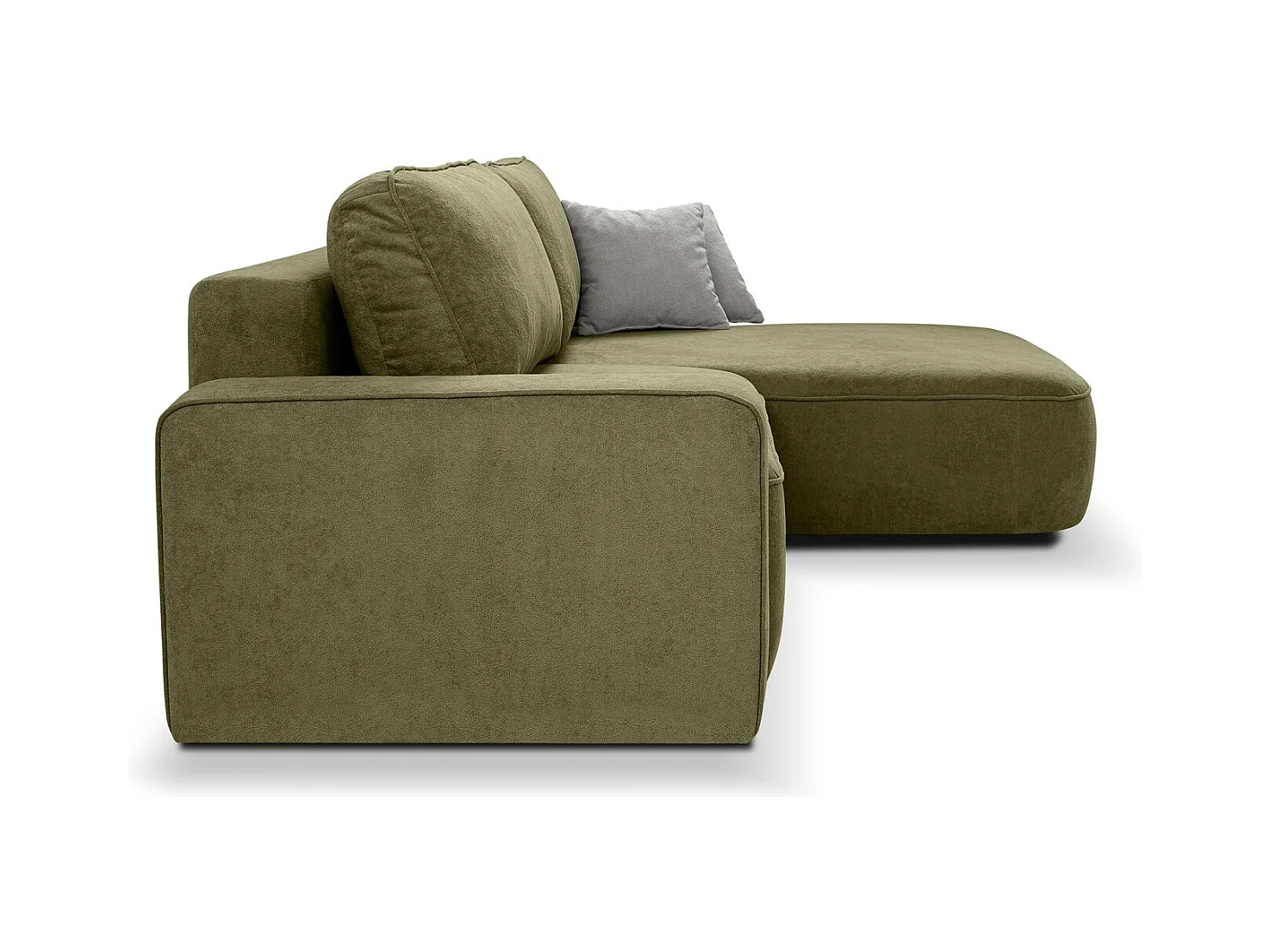 CANAPE Torre vert velours droit