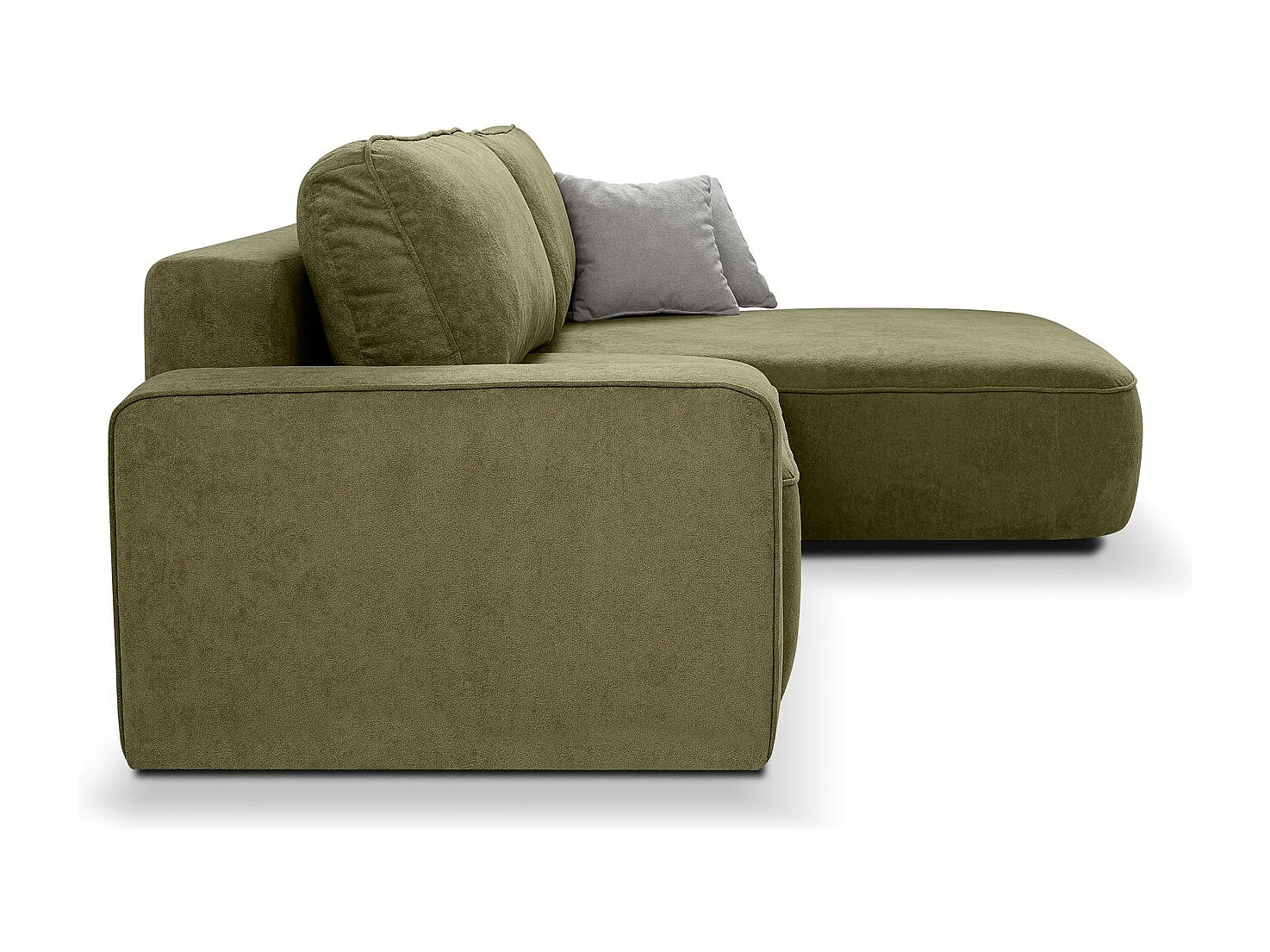 CANAPE Torre vert velours droit