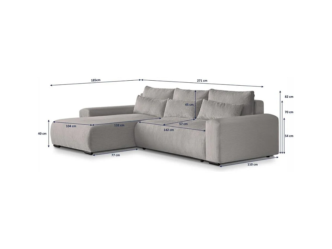 ECKSCHLAFSOFA Benny cappuccino links