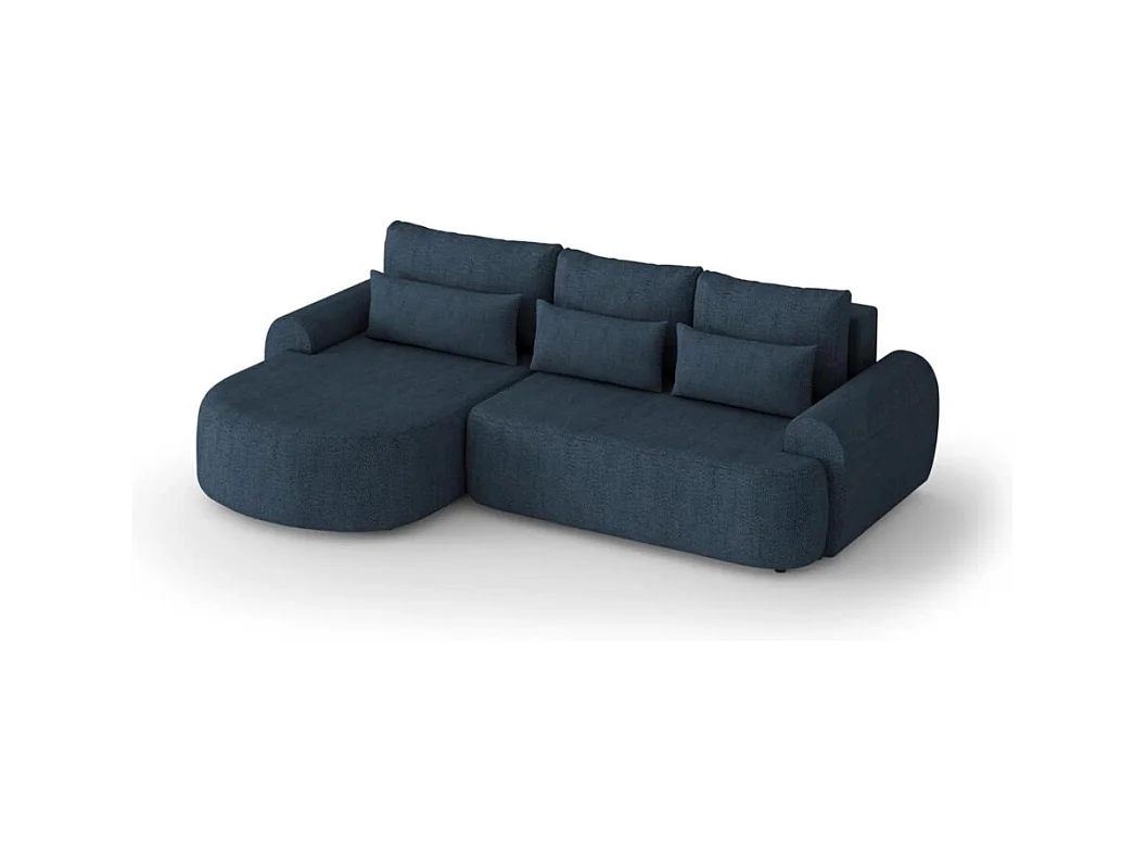 ECKSCHLAFSOFA Olivio  L Dunkelblau