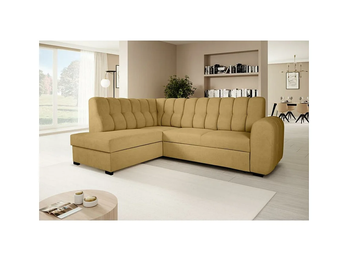 ECKSCHLAFSOFA Zoja links gelb