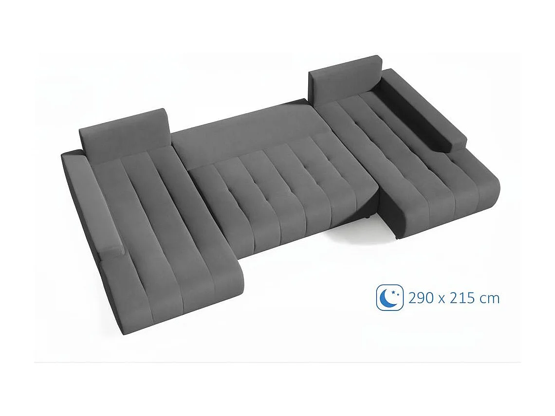 MEUBLE Draco U gris foncé