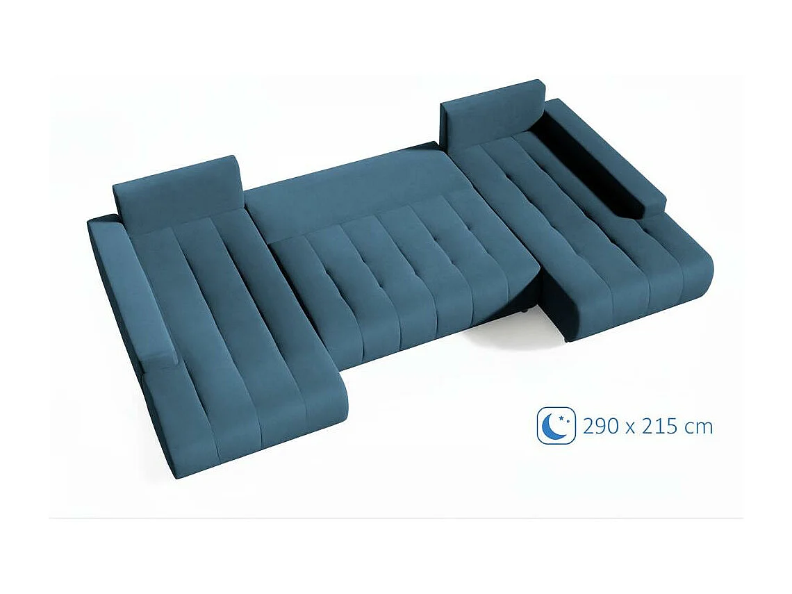 WOHNLANDSCHAFT Draco U blau