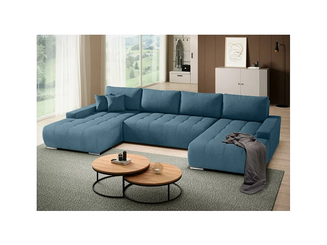 WOHNLANDSCHAFT Draco U blau