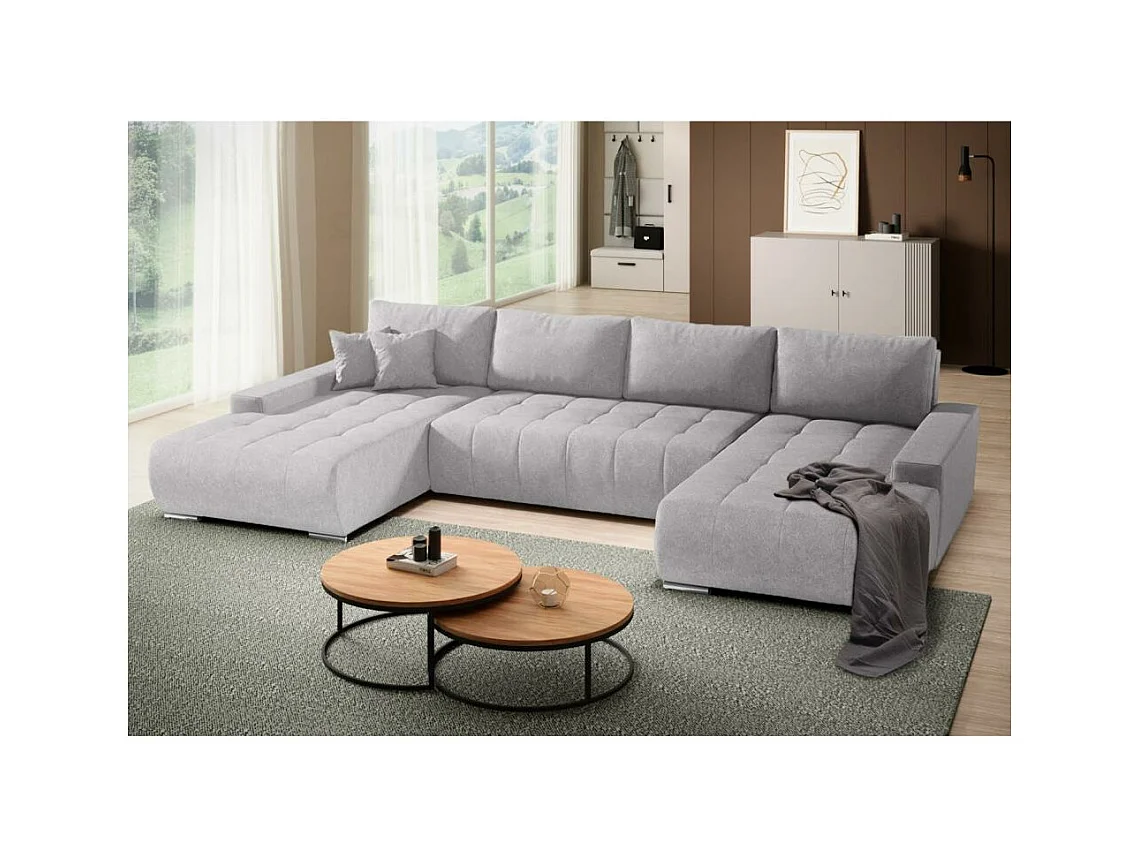 WOHNLANDSCHAFT Draco U Hellgrau