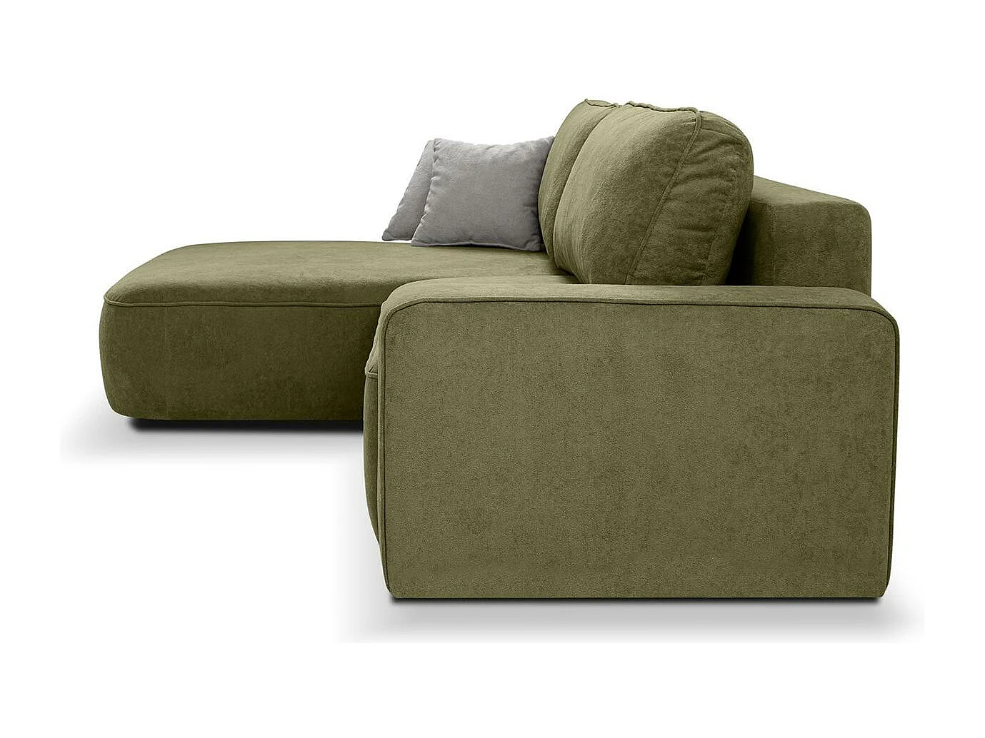 CANAPE Torre vert velours gauche