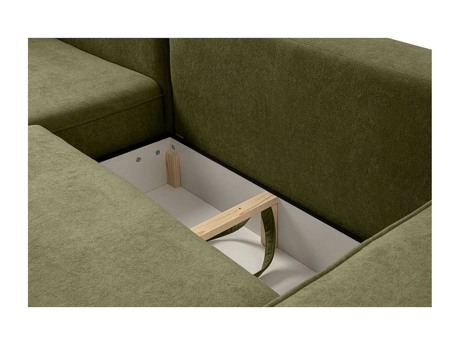 CANAPE Torre vert velours gauche