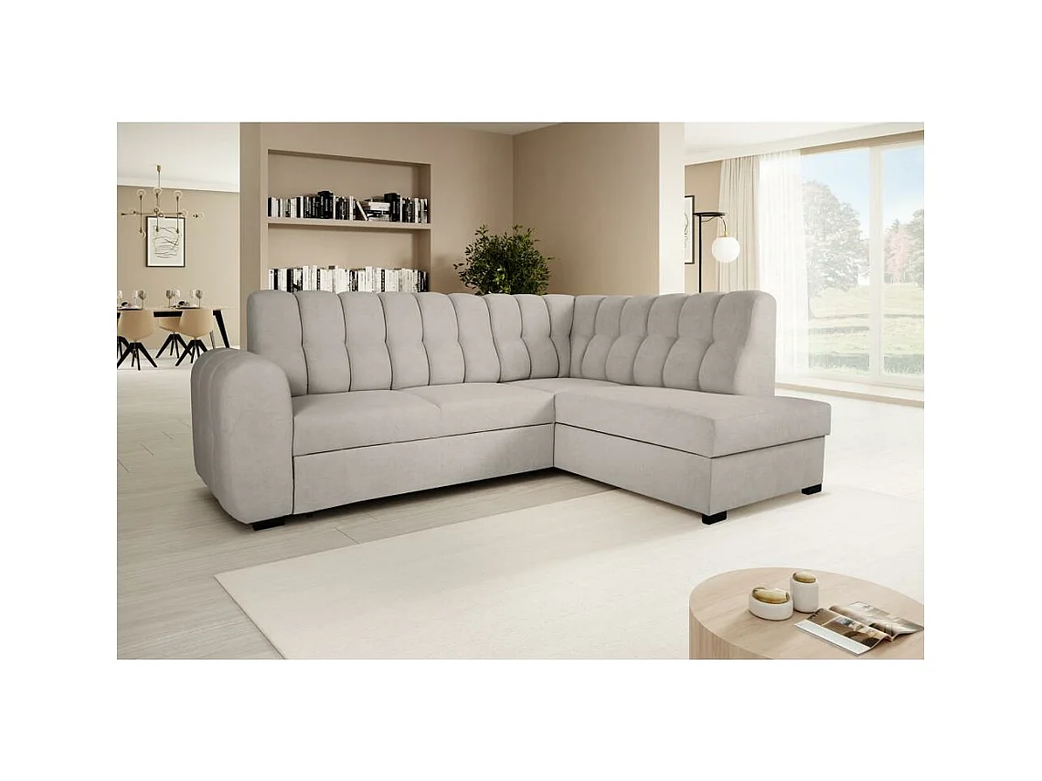 ECKSCHLAFSOFA Zoja rechts cappuccino