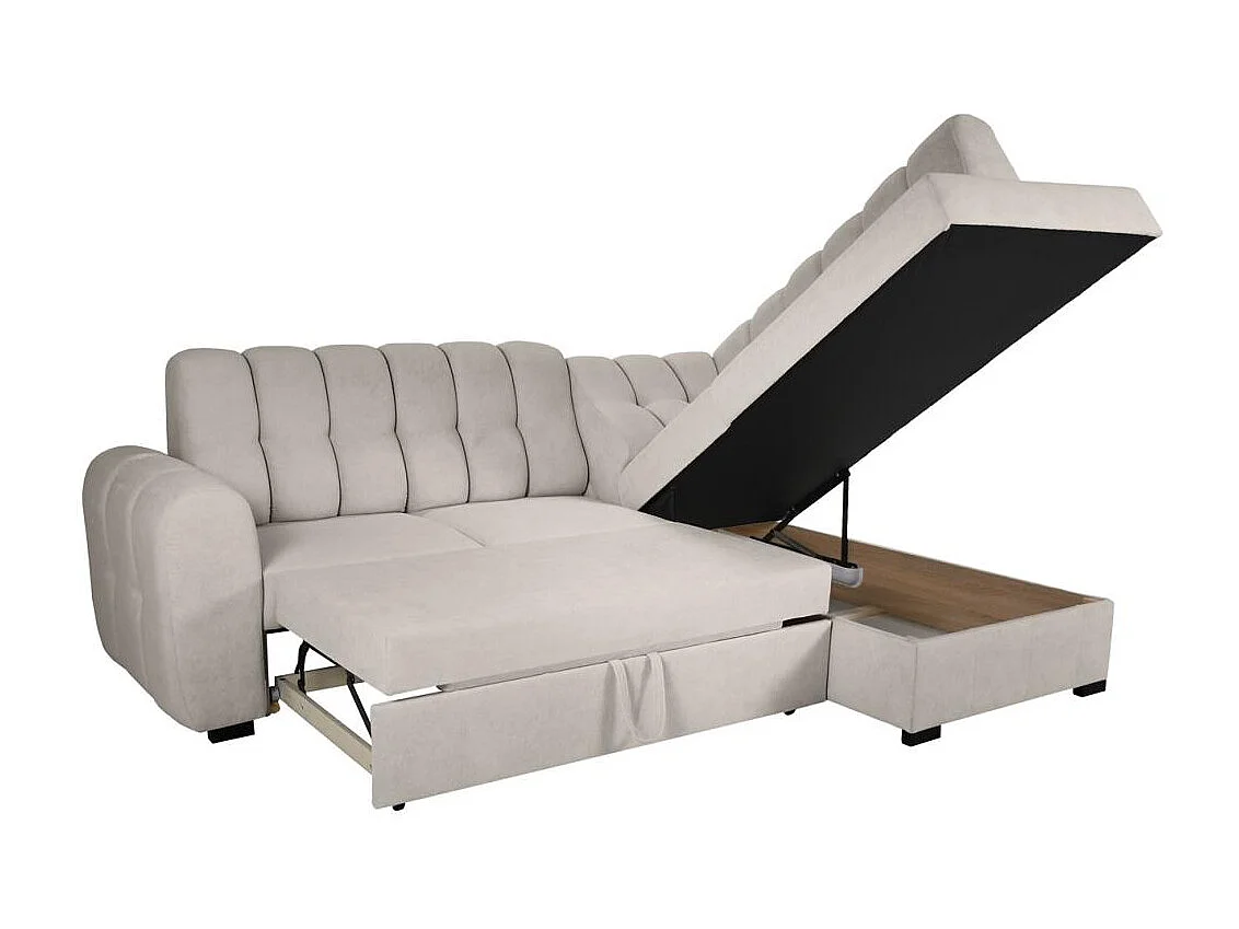 ECKSCHLAFSOFA Zoja rechts cappuccino