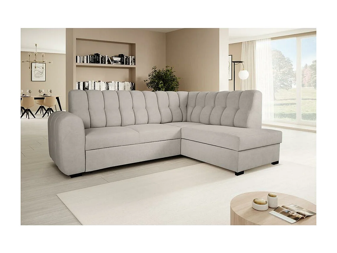 Canapé-lit ECK Zoja droit cappuccino