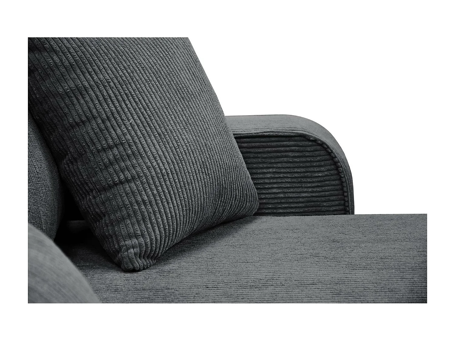 HOEKBANK Primo L grijs