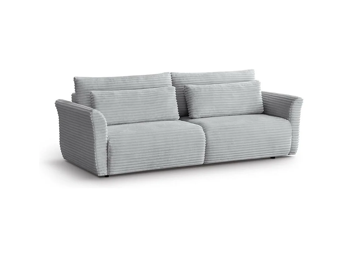 CANAPE-lit Samir 3 places gris clair