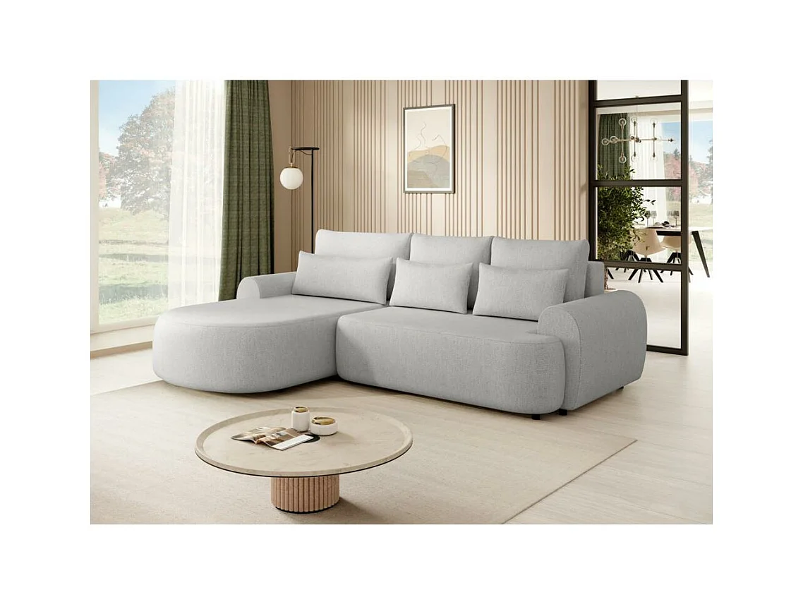 HOEKBANK Olivio L Grijs