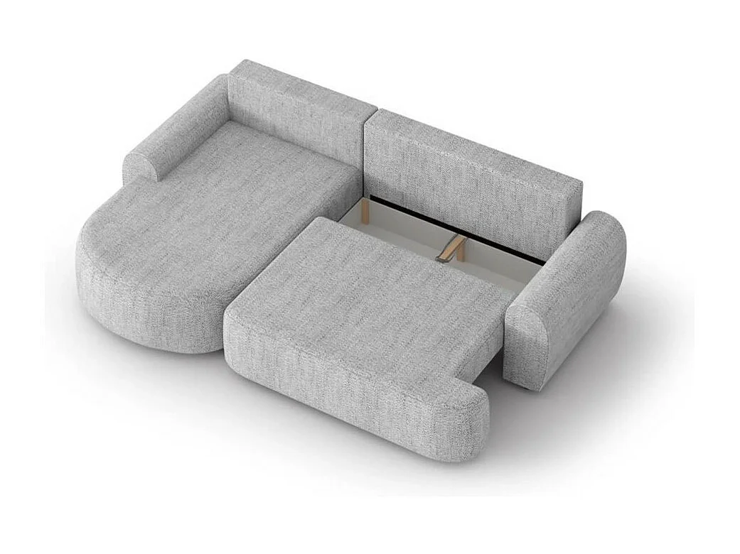 HOEKBANK Olivio L Grijs