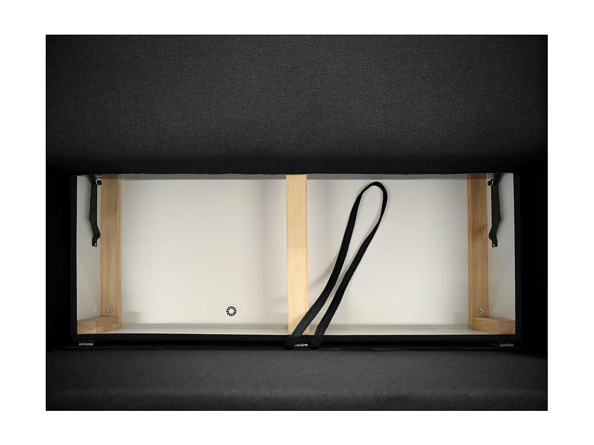 HOEKBANK Willow zwart