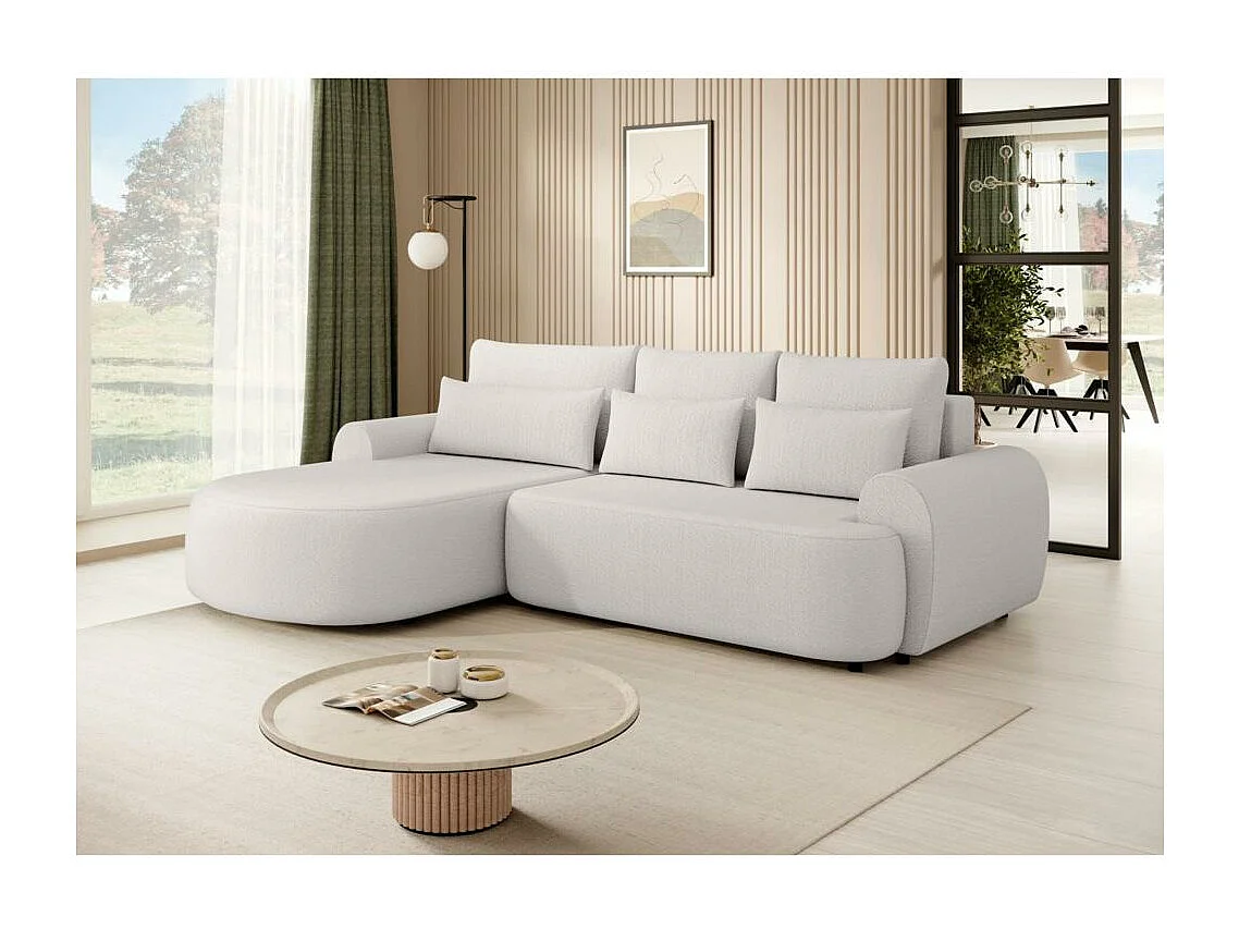 ECKSCHLAFSOFA Olivio L Beige
