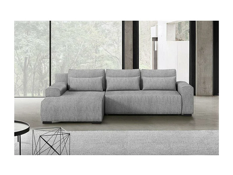 ECKSCHLAFSOFA Benny hellgrau links