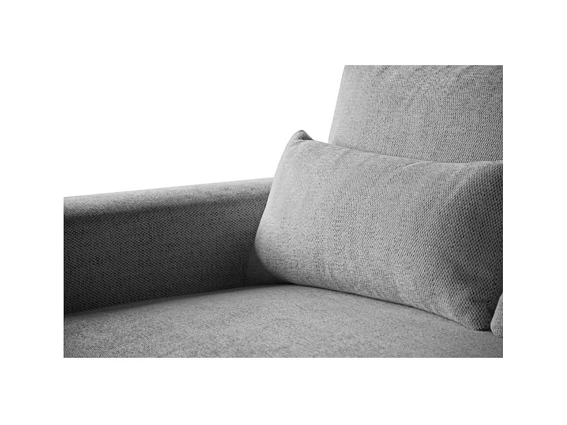 ECKSCHLAFSOFA Benny hellgrau links