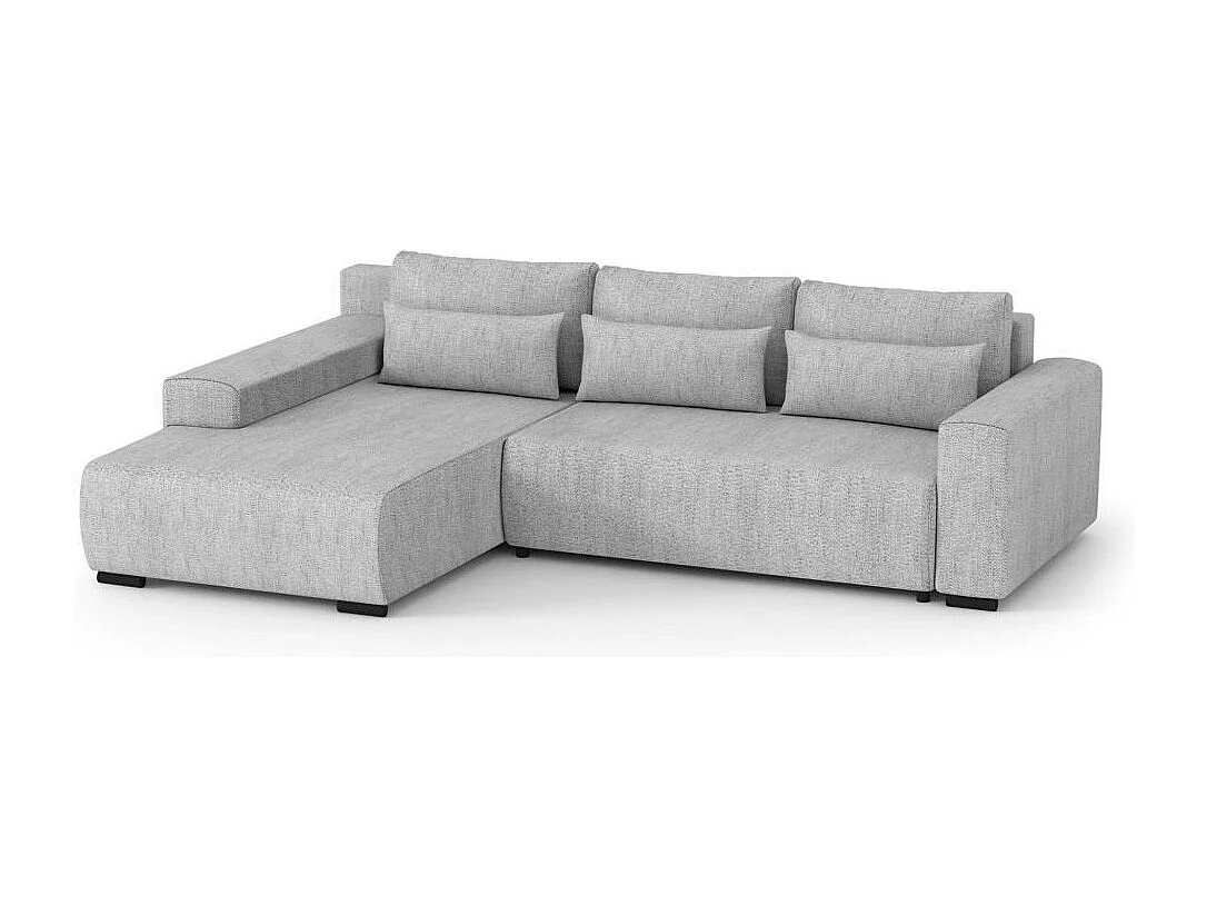 Hoekslaapbank Benny lichtgrijs links