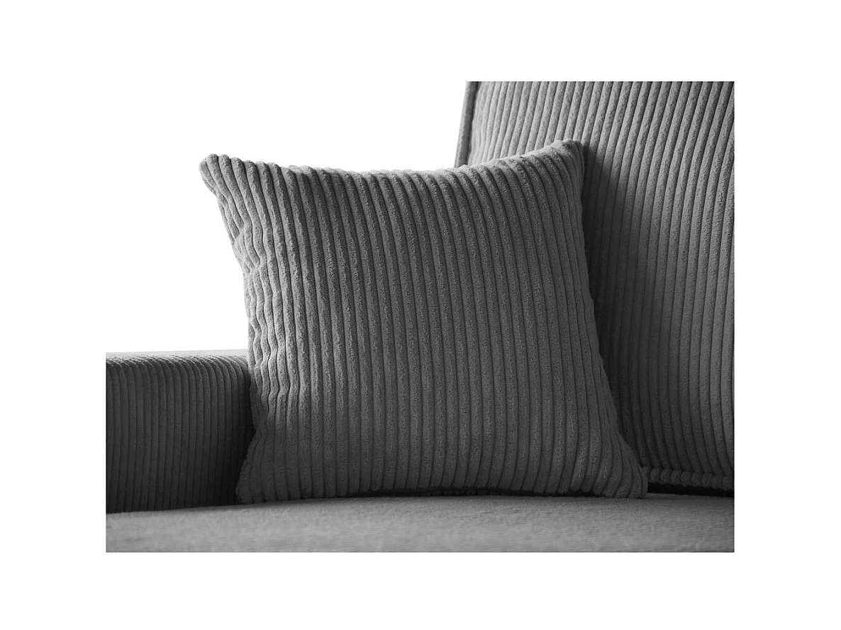 ECKSCHLAFSOFA mit Schlaffunktion Hektor grau