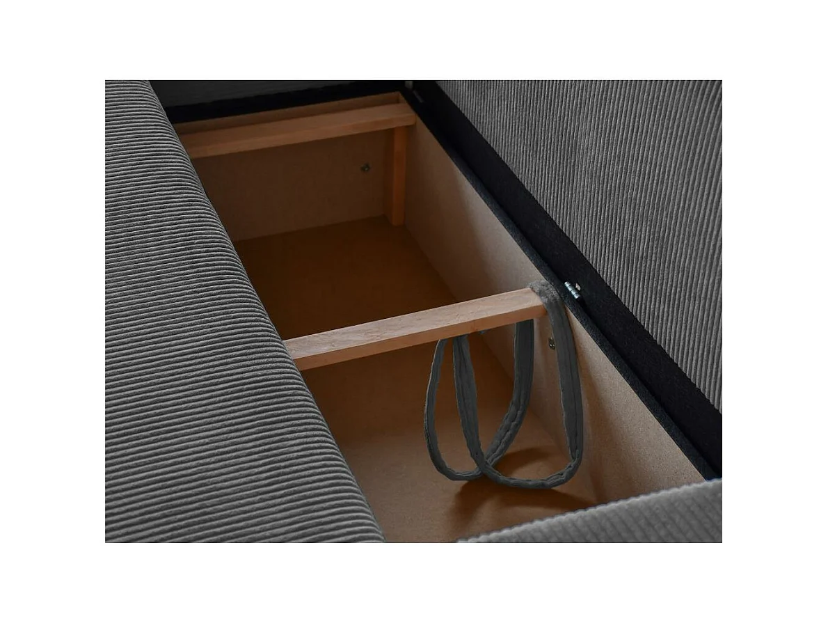 ECKSCHLAFSOFA mit Schlaffunktion Hektor grau