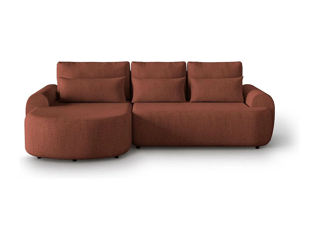 ECKSCHLAFSOFA Olivio  L Rot