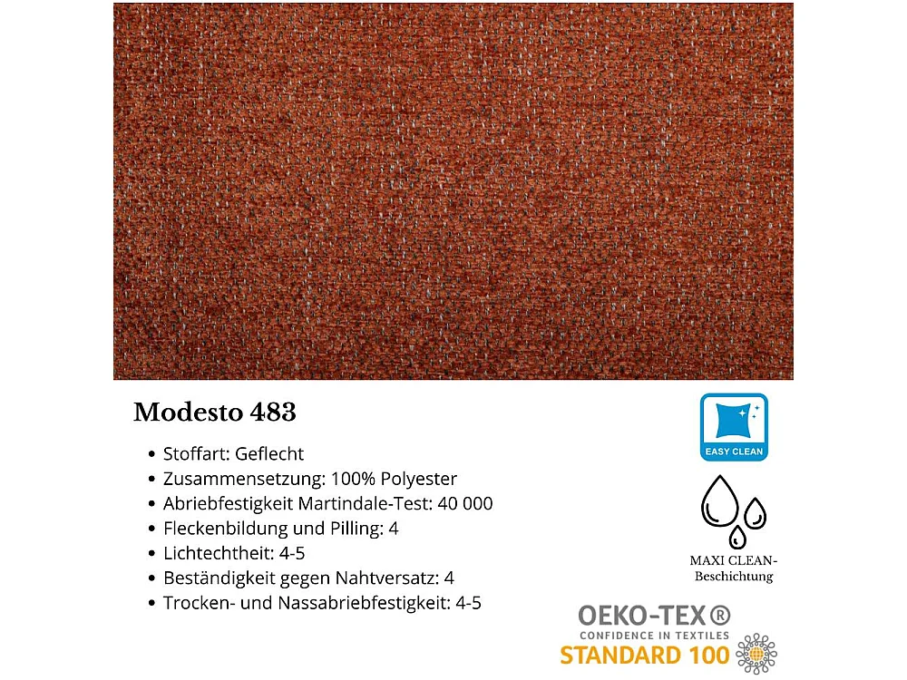 ECKSCHLAFSOFA Olivio  L Rot