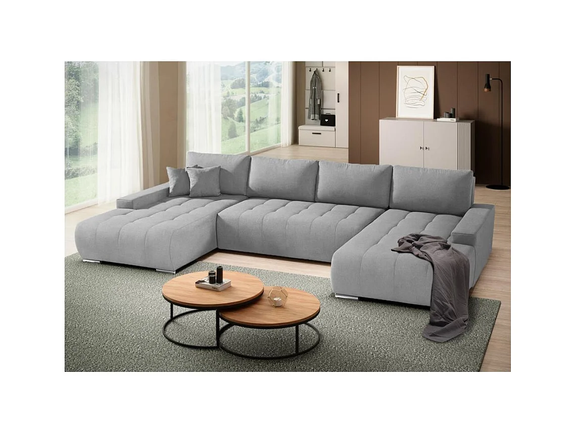 WOHNLANDSCHAFT Draco U hellgrau