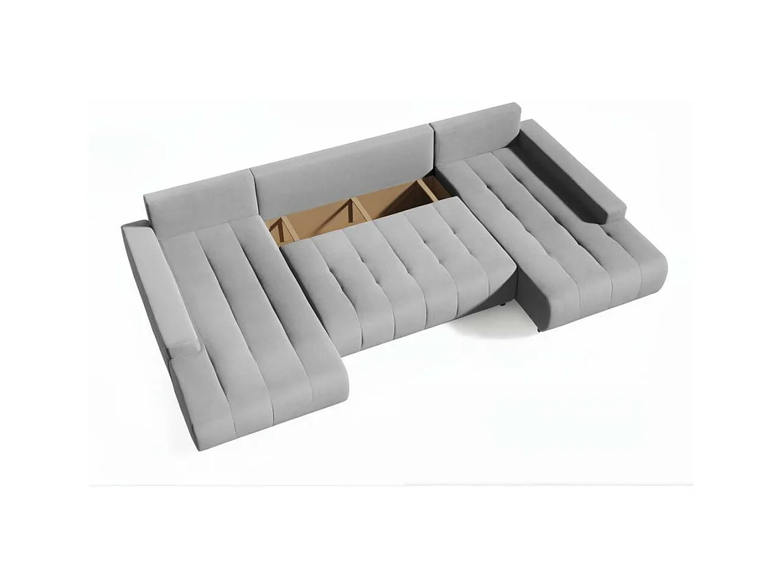 WOHNLANDSCHAFT Draco U hellgrau