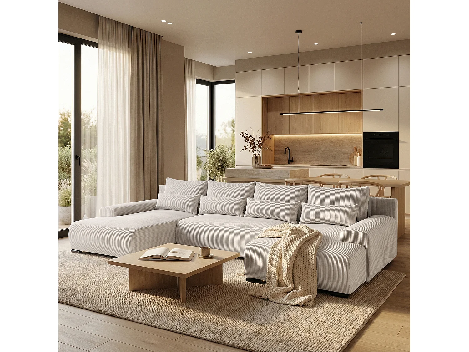 Canapés LOGEMENT Benny U beige