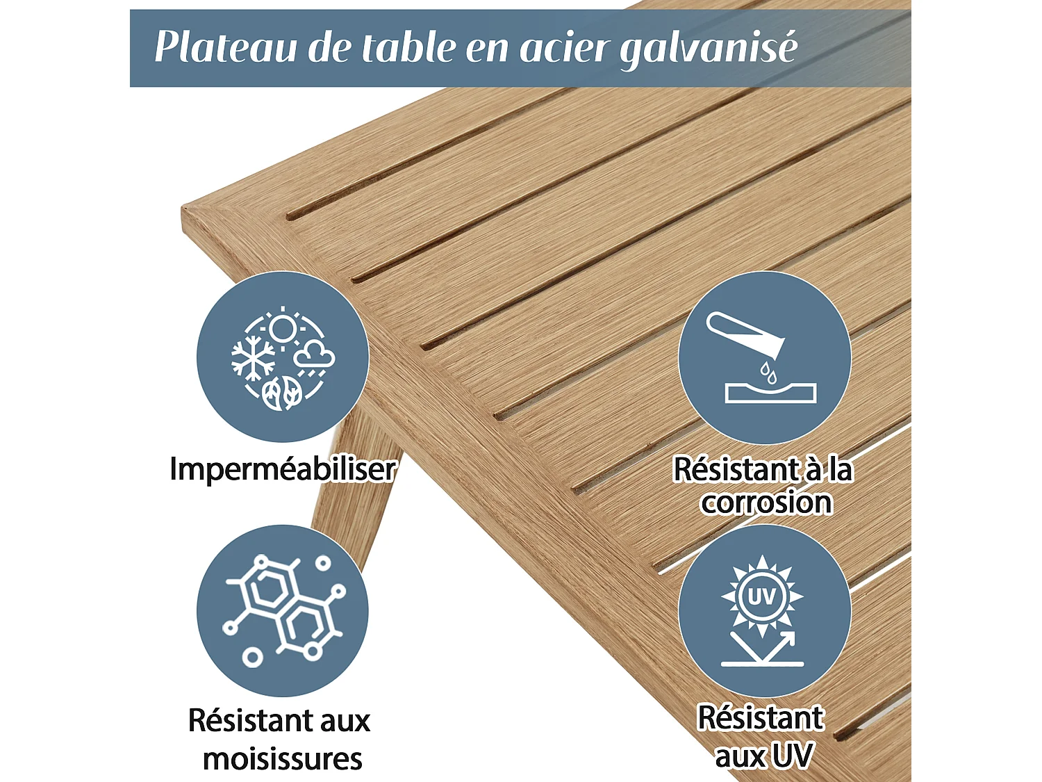 Zestaw mebli ogrodowych, 5 miejsc, narożna sofa, 1 stolik kawowy, na zewnątrz, stal ocynkowana, beżowy