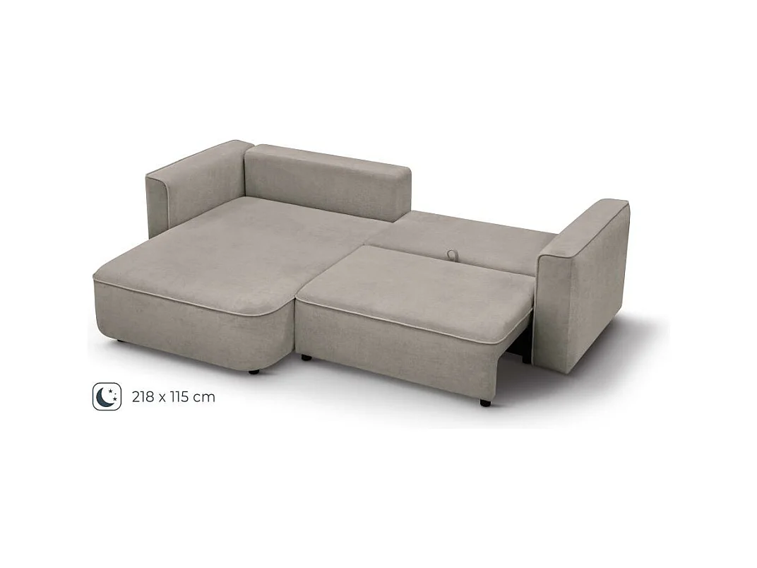 ECKSCHLAFSOFA Carlos cappuccino