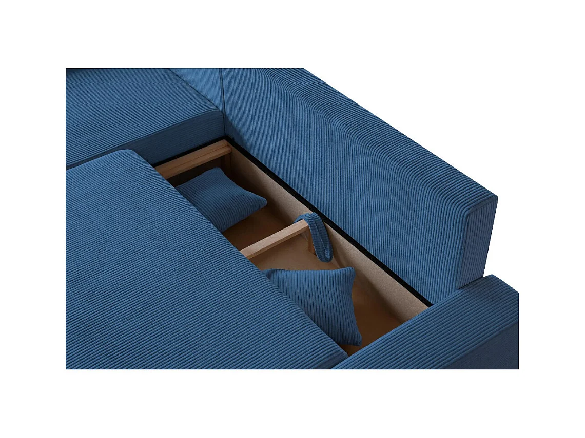 ECKSCHLAFSOFA Draco L Dunkelblau