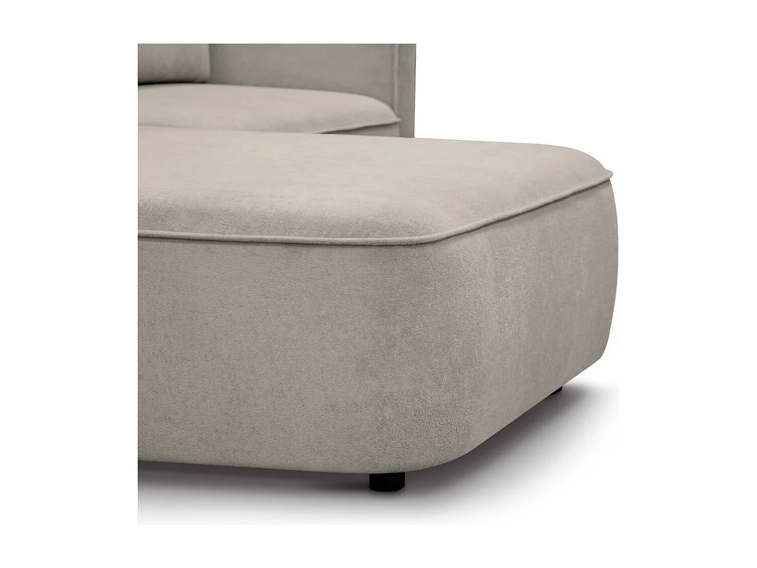 Canapé-lit ECKSCHLAFSOFA Carlos beige
